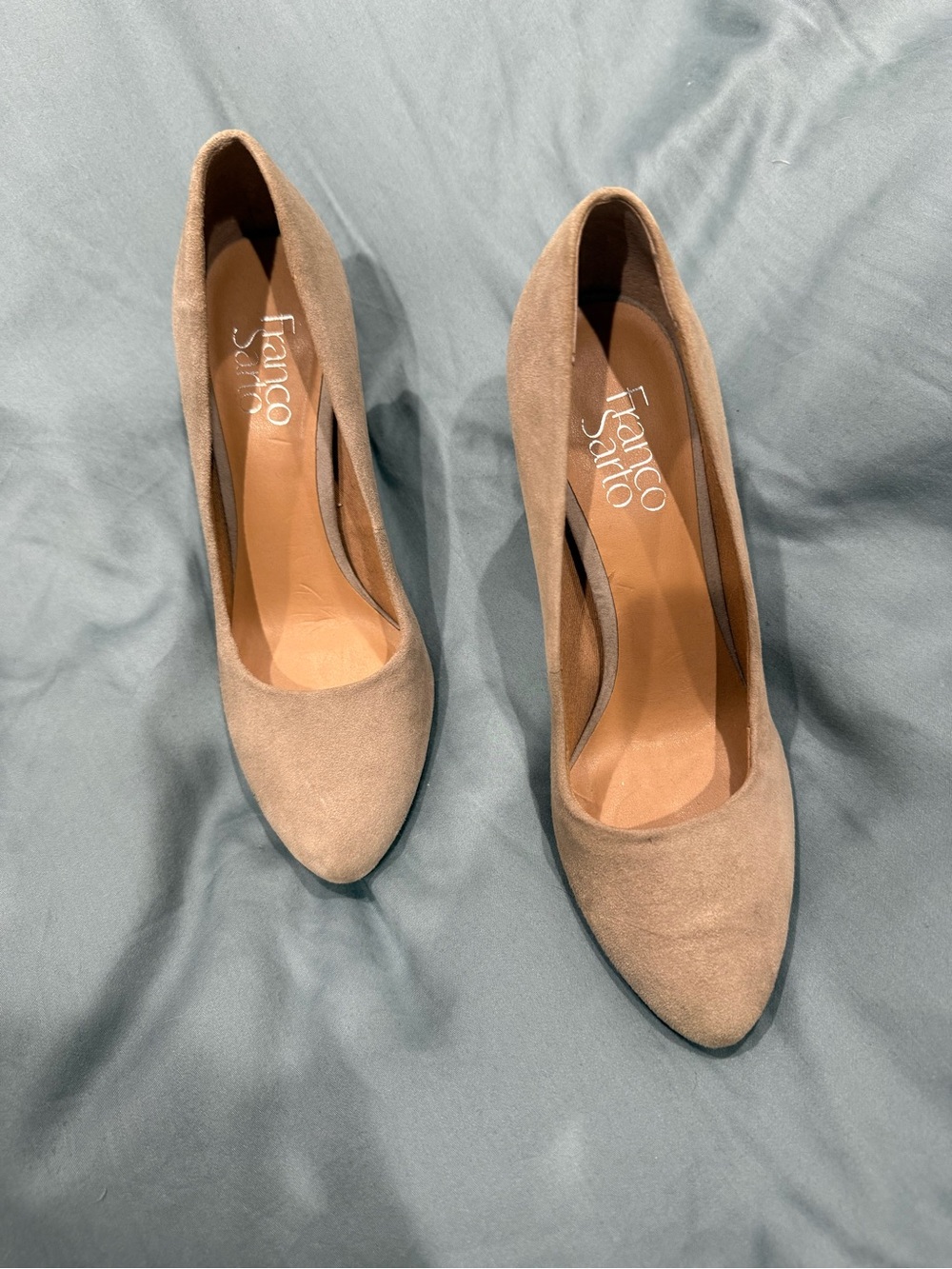 Franco Sarto Suede Pumps